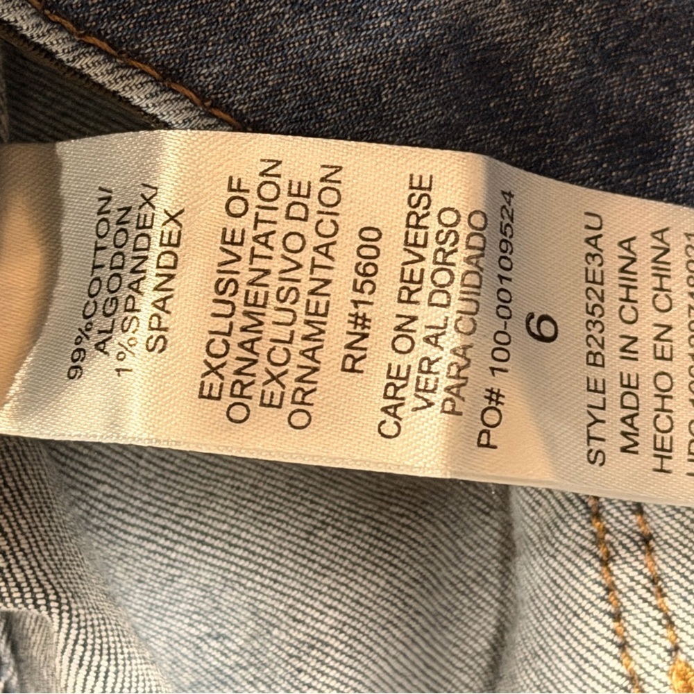 Democracy Distressed Women Jeans size 6 - Picture 7 of 9